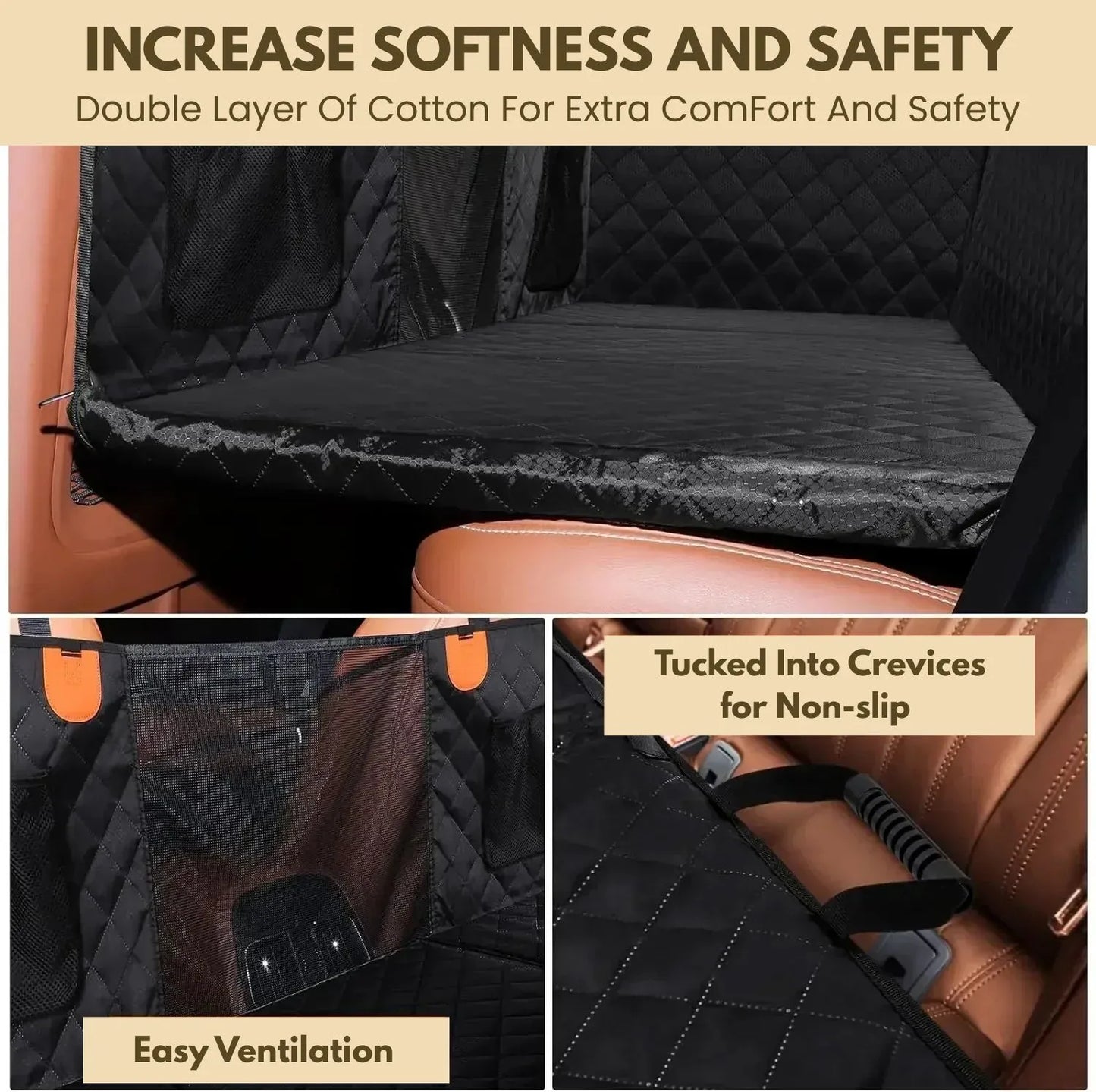 PawsChills™ Hard Bottom Dog Car Seat Protector