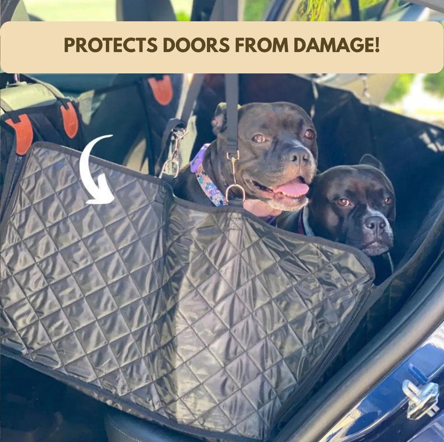 PawsChills™ Hard Bottom Dog Car Seat Protector