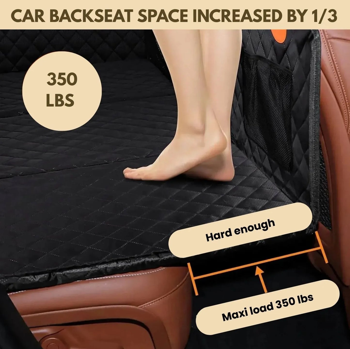 PawsChills™ Hard Bottom Dog Car Seat Protector