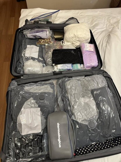 Travel Vacuum Compression Bag For Luggage