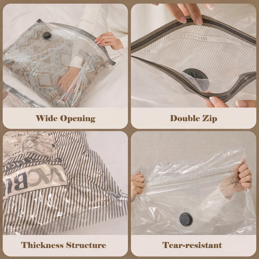 Travel Vacuum Compression Bag For Luggage