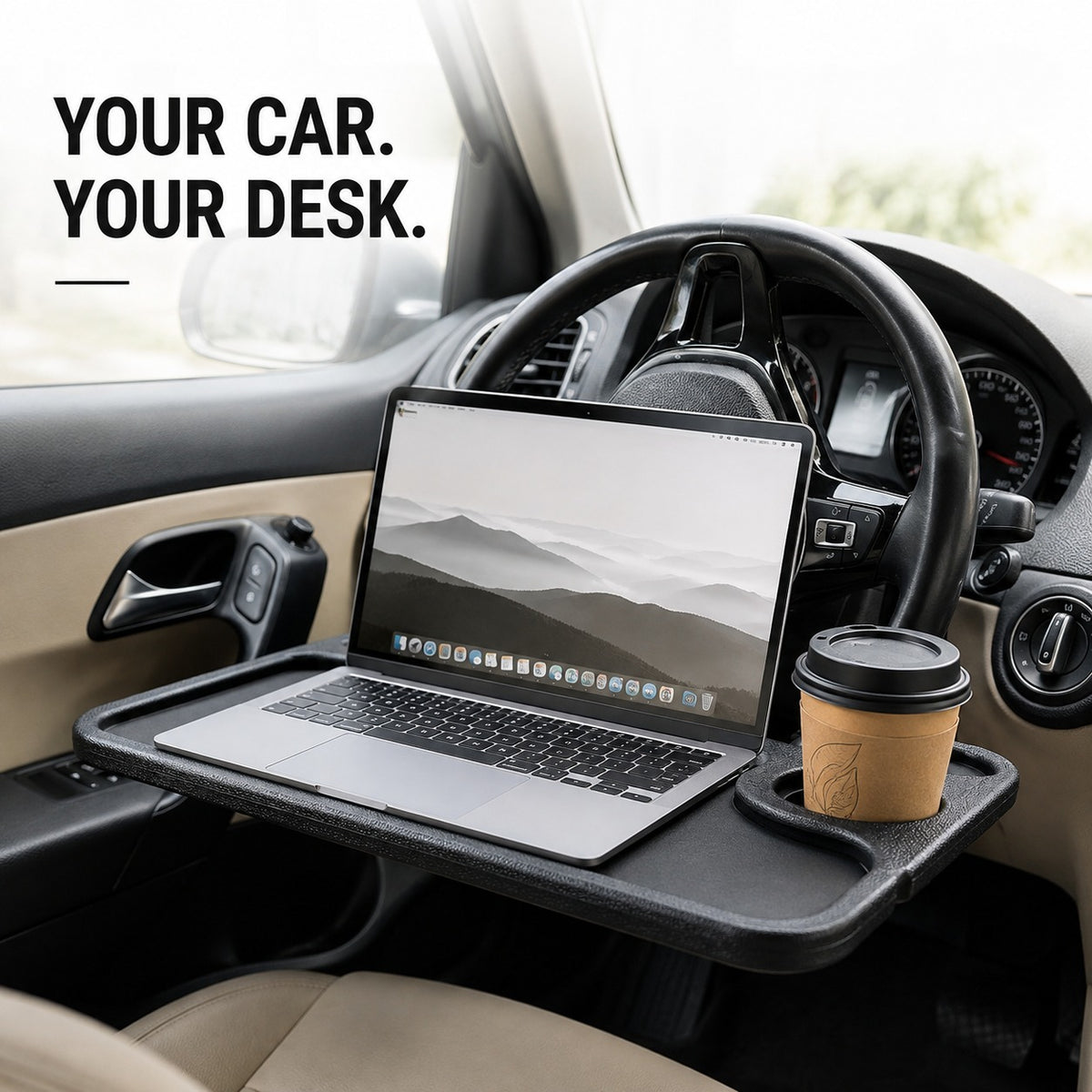 DriveDesk Pro - Car Work & Dining Tray
