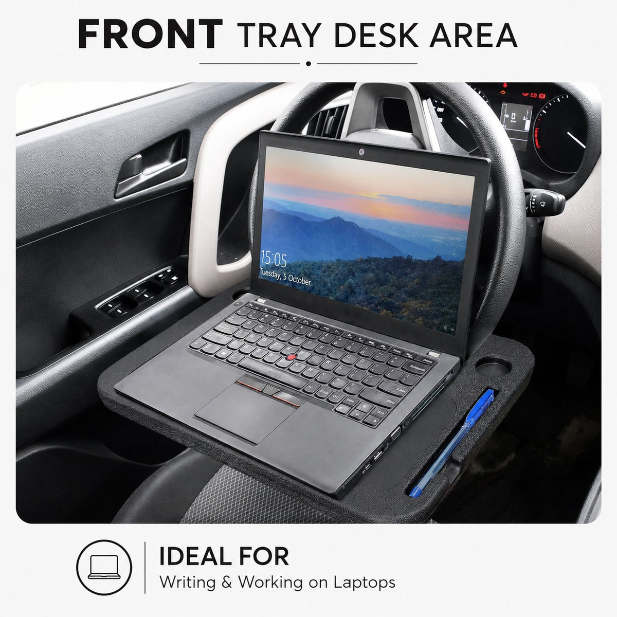 DriveDesk Pro - Car Work & Dining Tray