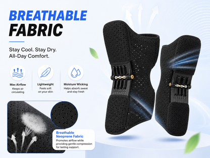 Spring-Assisted Knee Support Braces