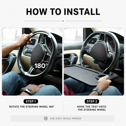 DriveDesk Pro - Car Work & Dining Tray