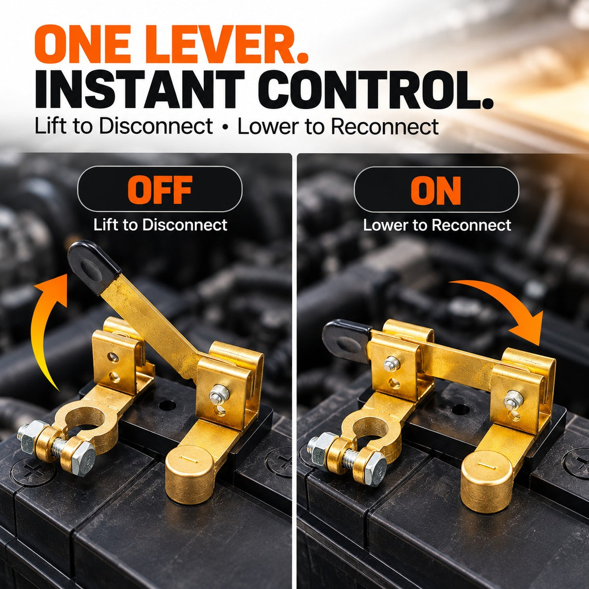Quick Battery Disconnect Switch – 12V/24V
