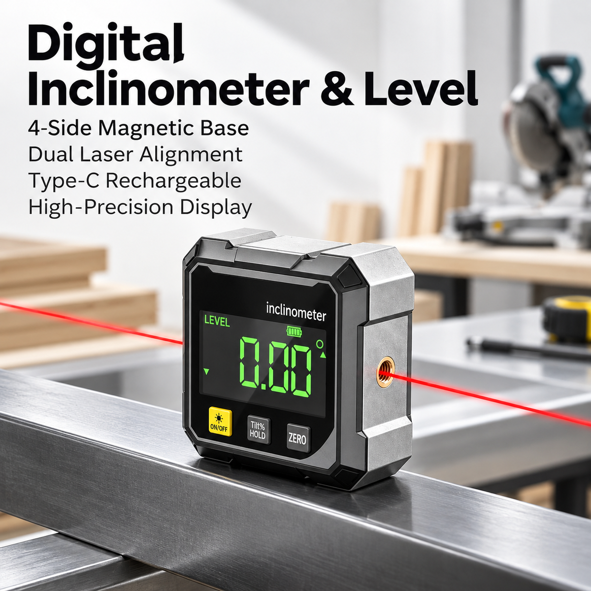 Digital Laser Angle Finder – Precision Made Easy