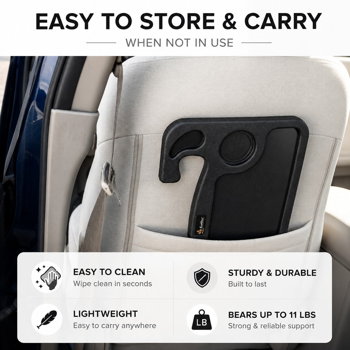 DriveDesk Pro - Car Work & Dining Tray