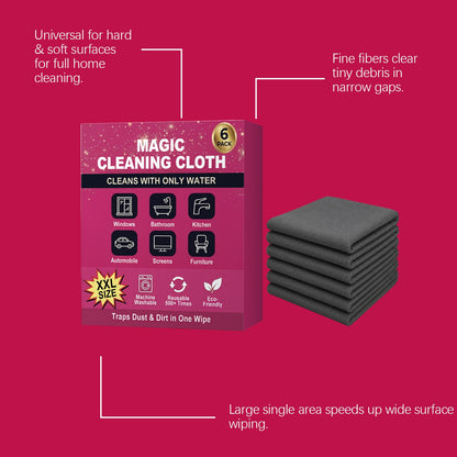 Magic Cleaning Cloth (6-Pack)