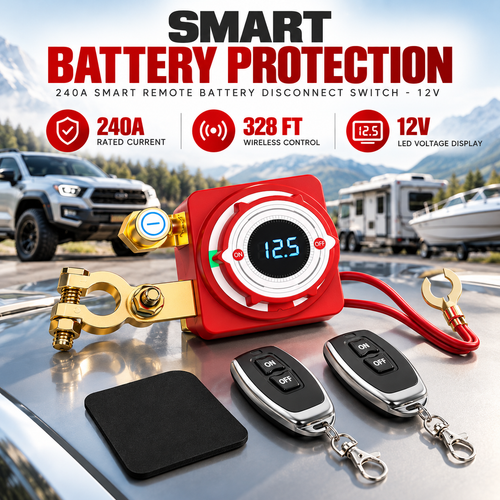 240A Smart Remote Battery Disconnect Switch – 12V