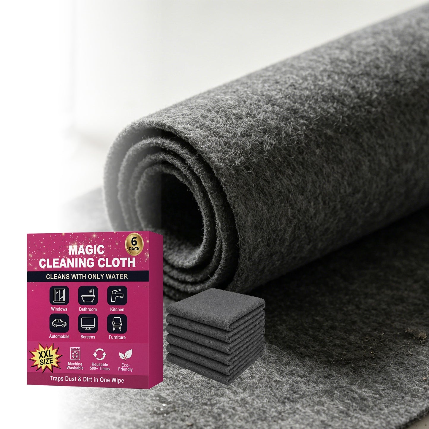 Magic Cleaning Cloth (6-Pack)