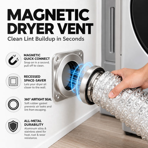 Magnetic Dryer Vent Connector Kit