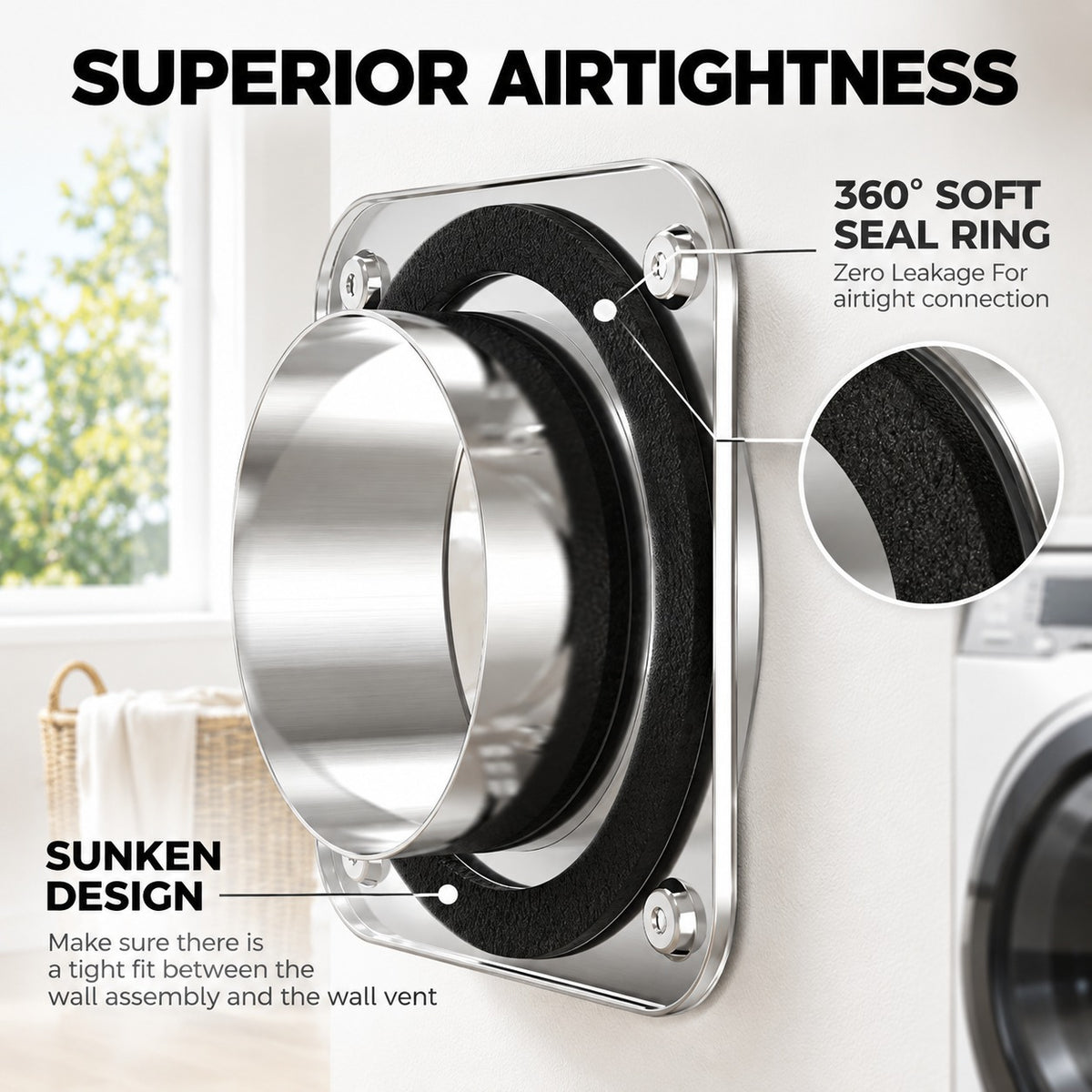 Magnetic Dryer Vent Connector Kit