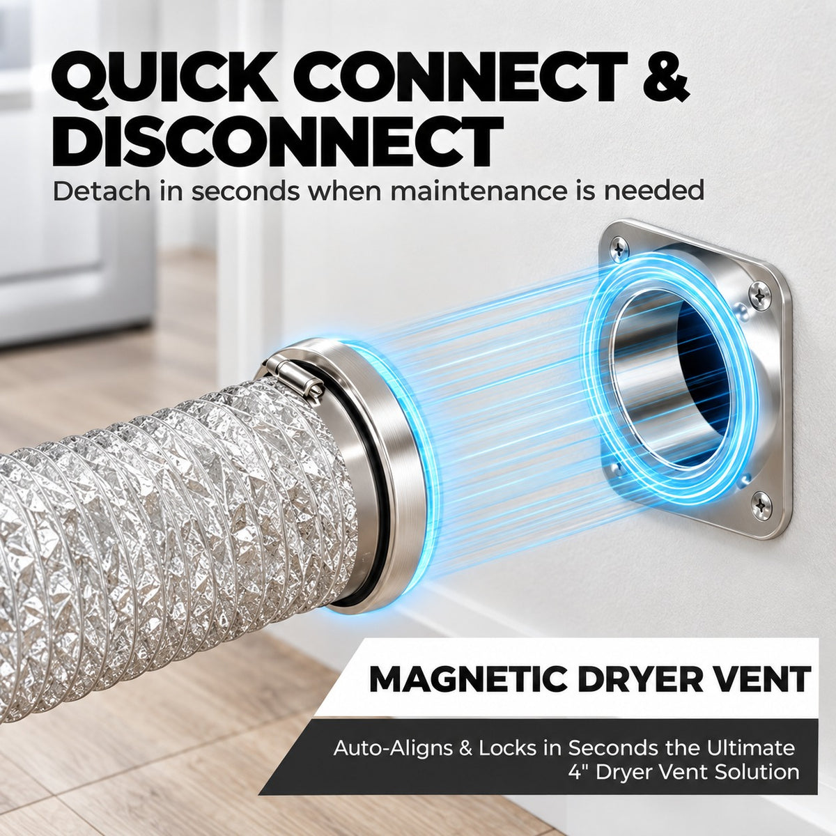 Magnetic Dryer Vent Connector Kit