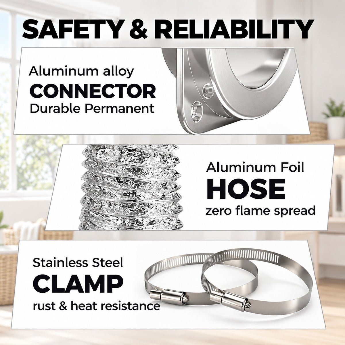 Magnetic Dryer Vent Connector Kit