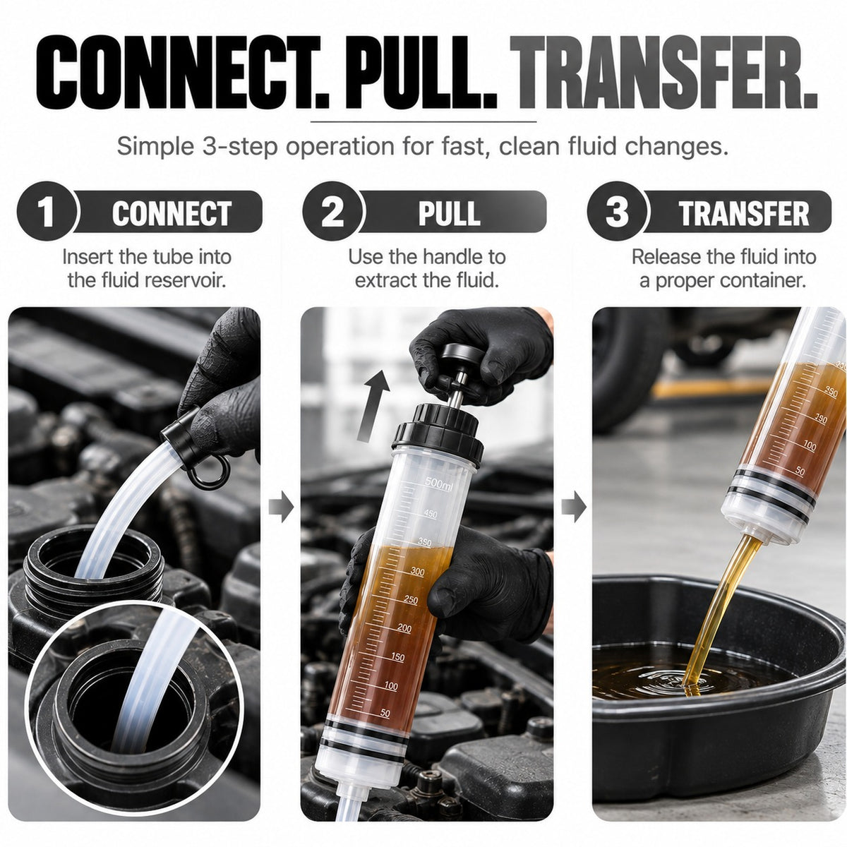 500CC Automotive Fluid Extractor Pump
