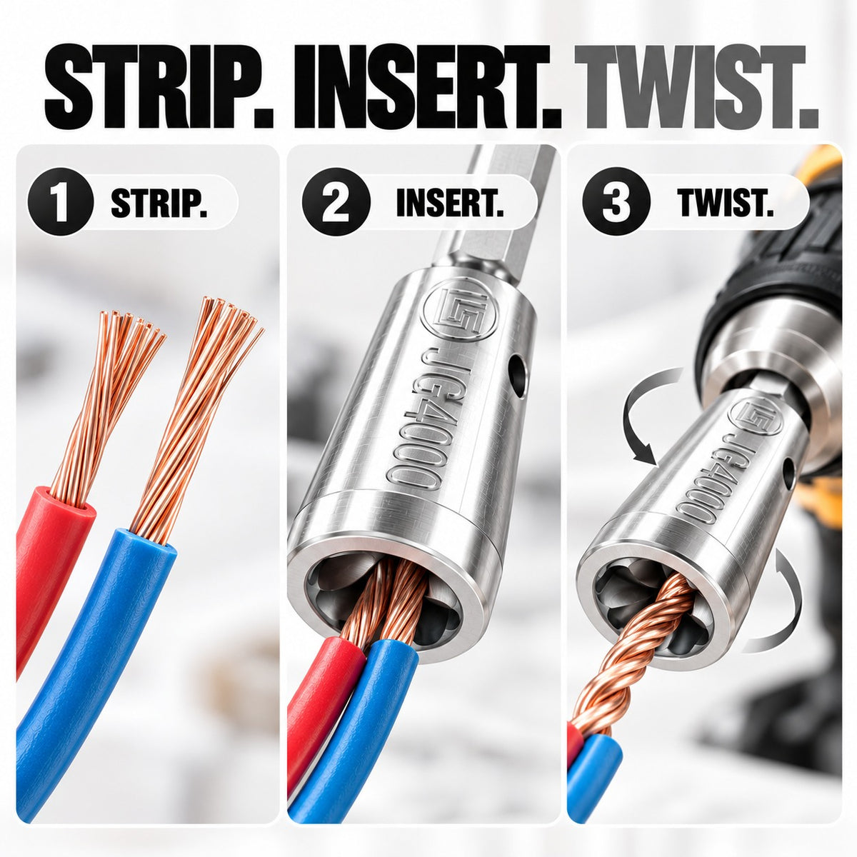 Wire Twister Drill Attachment – Fast, Clean Wire Twisting
