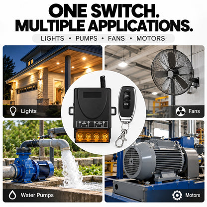 High-Power Wireless Remote Control Switch