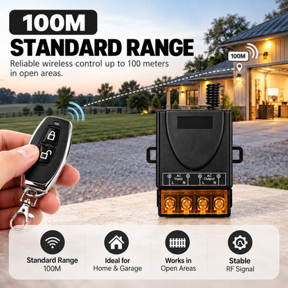 High-Power Wireless Remote Control Switch