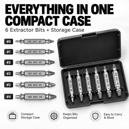 Damaged Screw Extractor Set