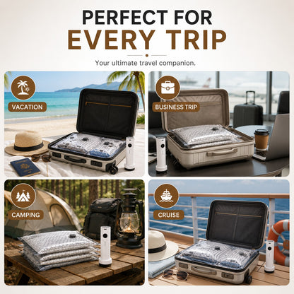 Travel Vacuum Compression Bag For Luggage