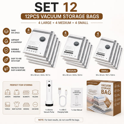 Travel Vacuum Compression Bag For Luggage