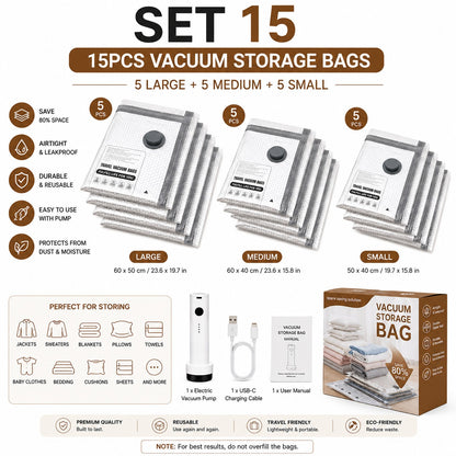 Travel Vacuum Compression Bag For Luggage