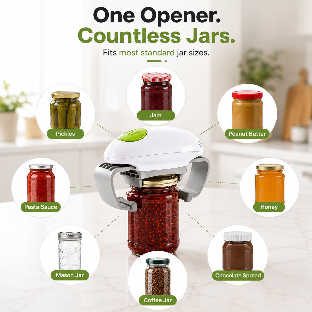 Automatic Bottle Cap Opening Tools