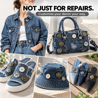 No-Sew Jeans Button Kit