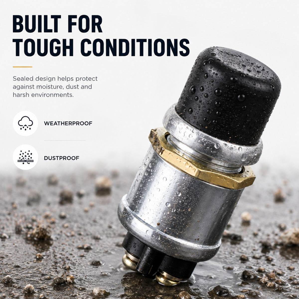 Heavy-Duty Engine Start Push Button Switch
